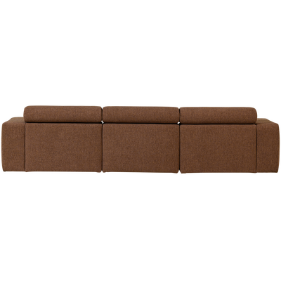 Novi chaise longue bank links oranje melange