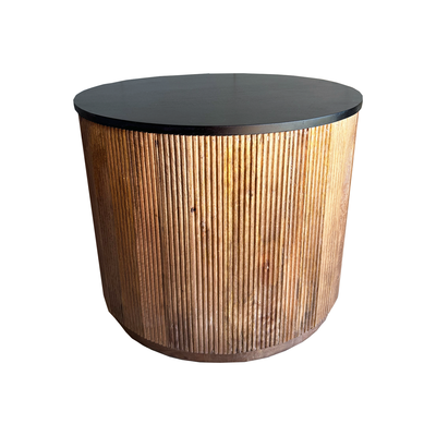 Old Inn Wonen salontafel Rome box zwart/bruin klein