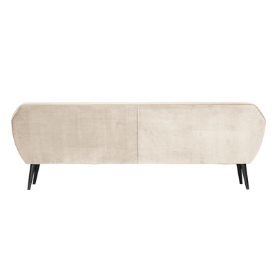 Rocco xl bank 230 cm velvet off white [fsc]