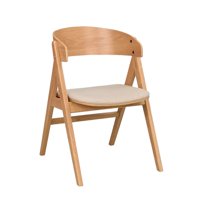 Eetkamerstoel Waterton houten beige