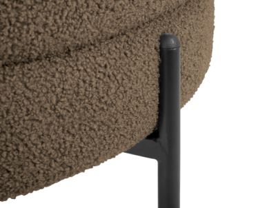 Fauteuil Noble Teddy Curl polyester