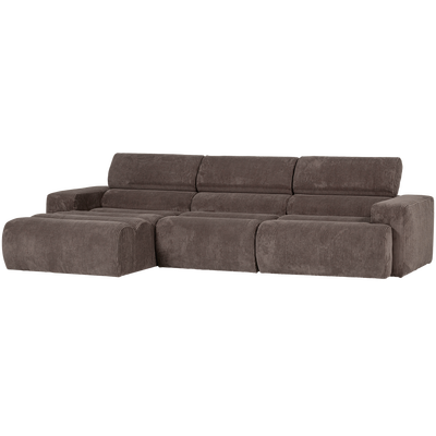Novi chaise longue bank links oranje melange