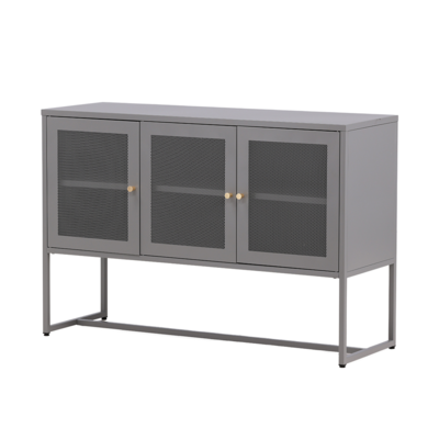Metalen dressoir Sita Lichtgrijs