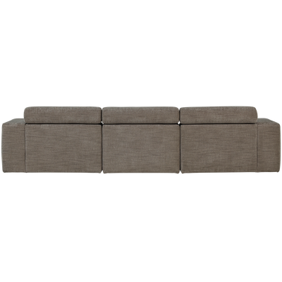 Novi chaise longue bank links oranje melange