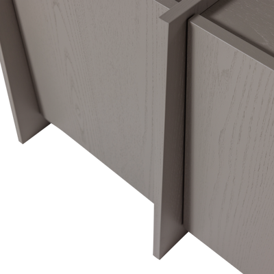 Brock tv meubel 102 cm essen fineer middenbruin [fsc]