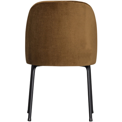 Vogue eetkamerstoel structure velvet brass
