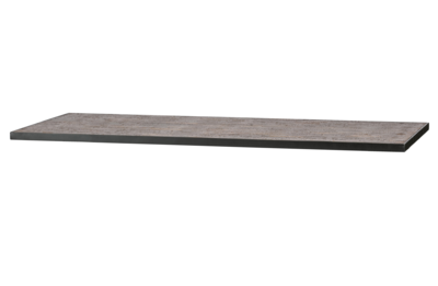WOOOD tafelblad Tablo teak/metaal