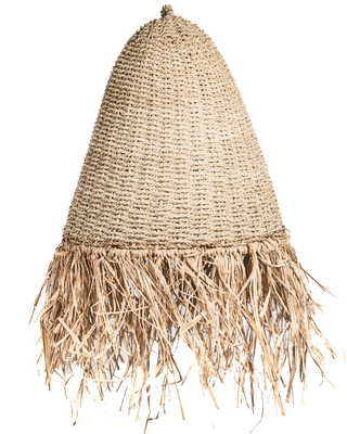 Seagrass hanglamp Tabanan met raffia