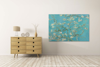 Canvas schilderij Amandelbloesem van Van Gogh