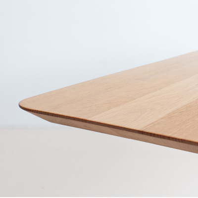 Studio HENK tafel Slim X-type Rechthoekig, zwart frame - Smart Collectie