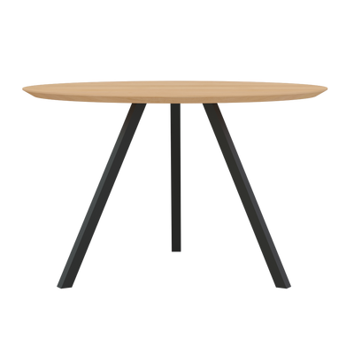 Studio HENK tafel New Classic Rond Tripod, zwart frame - Smart Collectie