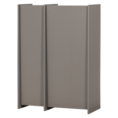 Brock 2-deurs kast essen fineer warmgrijs [fsc]