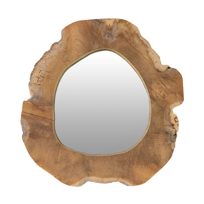 Houten spiegel Teak