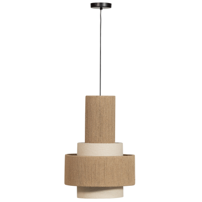 Pelle hanglamp touw naturel