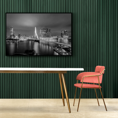 Walljar plexiglas schilderij - Rotterdam Skyline II