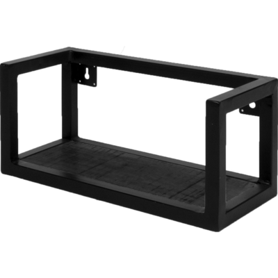 Wandplank Vintage zwart 37 cm