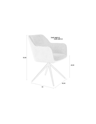 Housecraft living Stoel Daley beige - set van 2