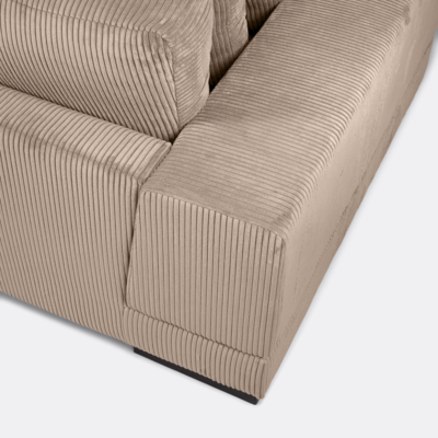 Loods 5 loveseat Mino ribfluweel