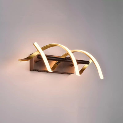 Wandlamp Sequence – Messing mat