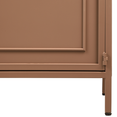 Ronja vitrinekast xl metaal soft pink