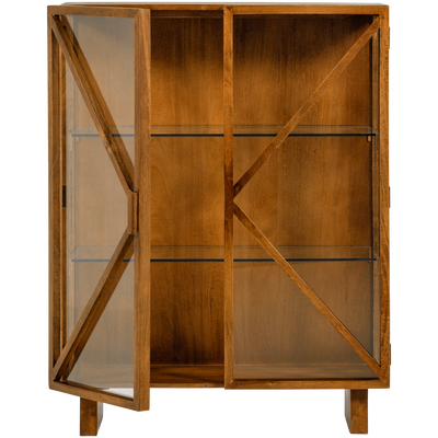Kella 2-deurs kast mangohout naturel