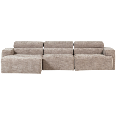 Novi chaise longue bank links oranje melange