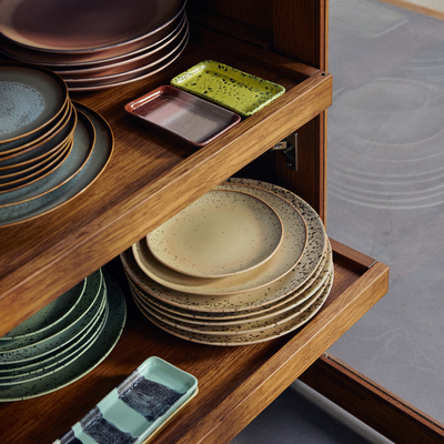 HKliving Servies 70's ceramics gebaksbordje