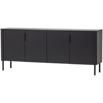 Gunnar dressoir 200 cm grenen mud [fsc]