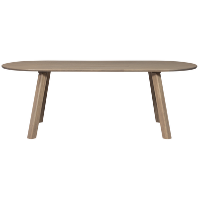 Haarlem 4-standen poot eiken pebble grey set van 2 [fsc]