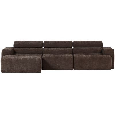 Novi chaise longue bank links oranje melange