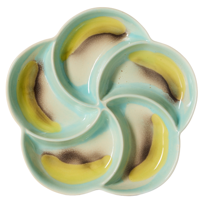 HKliving Servies 70's ceramics snack tray 