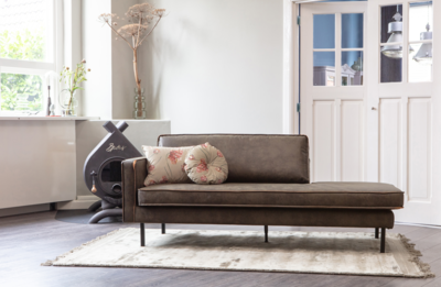 BePureHome daybed Rodeo lederlook