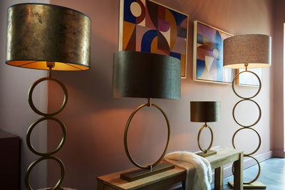 Tafellamp Devon small bronze