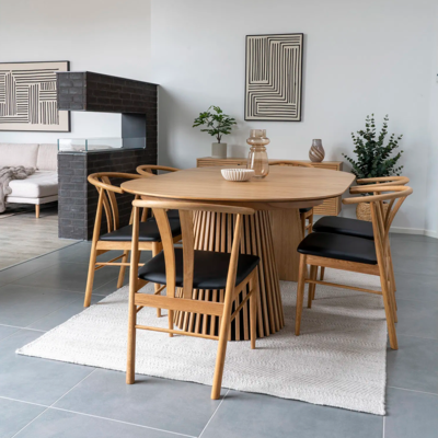 Uitschuifbare houten eettafel Alko - 120 tot 240