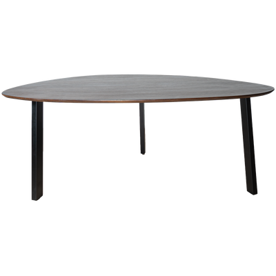 Eettafel Tinus bruin - Kiezelvormig