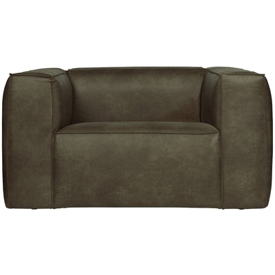 Bean fauteuil chenille velvet naturel