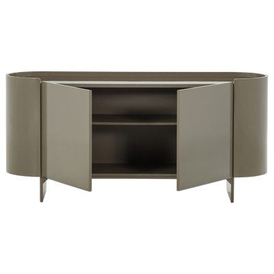 Liora tv meubel/dressoir hout hoogglans groen [fsc]