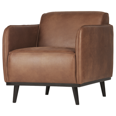 Statement fauteuil met arm chenille velvet perzikroze