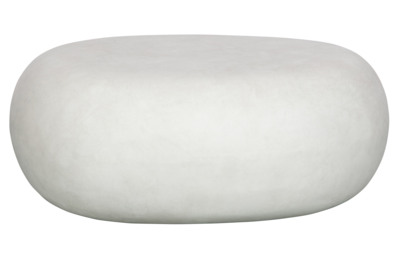 vtwonen bijzettafel Pebble betonlook wit