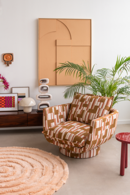 PRE-ORDER Fauteuil Jules retro brown