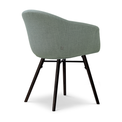 Eetkamerstoel Nena-Otis - zwart houten onderstel