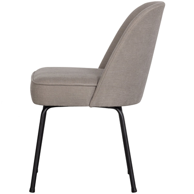 Vogue eetkamerstoel structure velvet brass