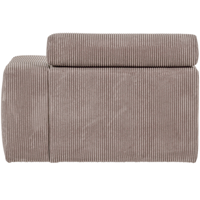 Novi 1-zits element arm links boucle karamelbruin