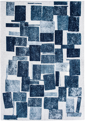 Ecorugs vloerkleed Lucia blauw