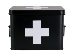 EHBO doos medium metal matt