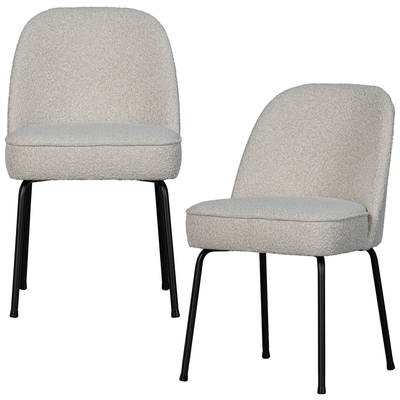 Vogue eetkamerstoel structure velvet brass