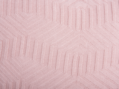 Sierkussen Honeycomb roze katoen