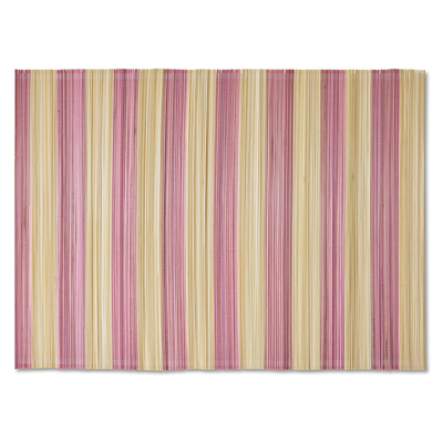 HKliving Placemat bamboo 45x33 cm roseate