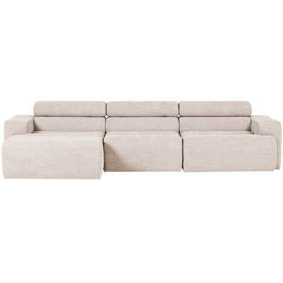 Novi chaise longue bank links oranje melange