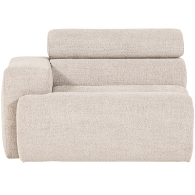 Novi 1-zits element arm links boucle karamelbruin